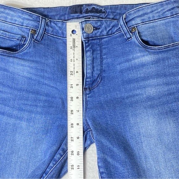 Kut From The Kloth Jeans Women's 6 Blue Cropped Raw Hem Mid Rise Casual Denim - Picture 15 of 16